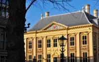 shot of a sunlight country house: a beautiful country mansion in hague